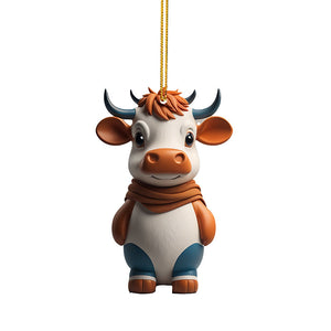 Cartoon Cow Decorative Ornament