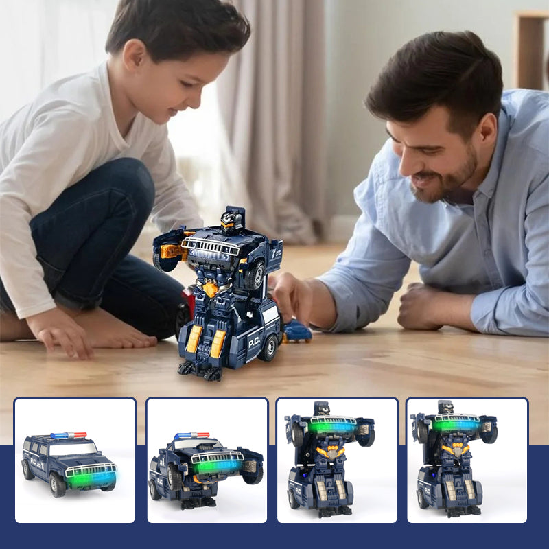Transforming Robot Model Toy Car