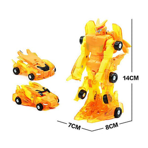 Magnetic Collision Deformation Car Toy