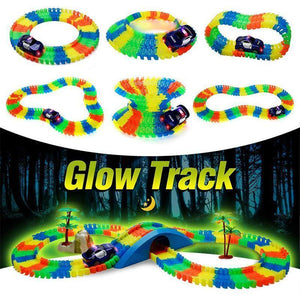 Glow Race Car Track
