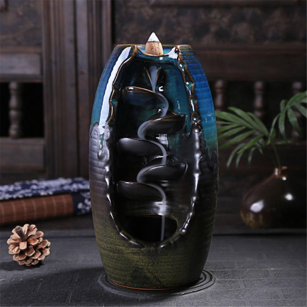 Mountain River Waterfall Back-flow Incense Holder