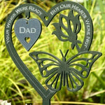 Memorial Gift Angel Feather Ornament - Garden Memorial Plaque