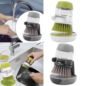 Press-type Dishwashing Brush
