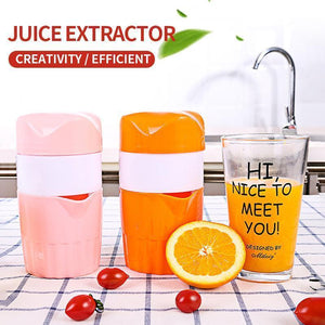 100% Fresh DIY Manual Portable Citrus Juicer