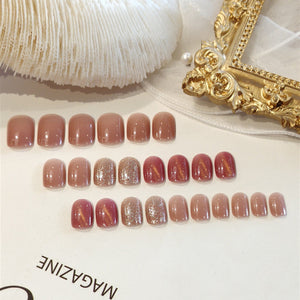 Mysterious Cat Eye Nail Patch with Jelly Gum (24PCS)