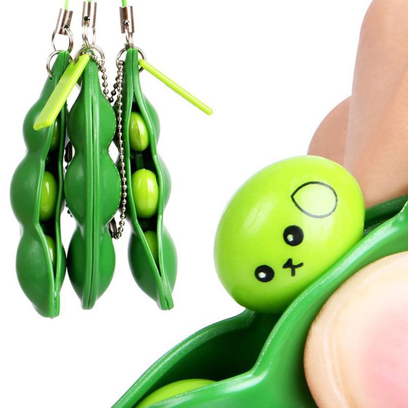 Infinite Squeeze Pea Expression Keychain