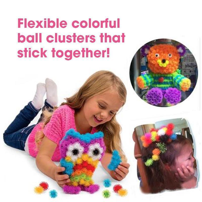 Creative Colorful Ball Clusters