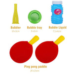 Bubble Ball Toy And Table Tennis Rackets Set