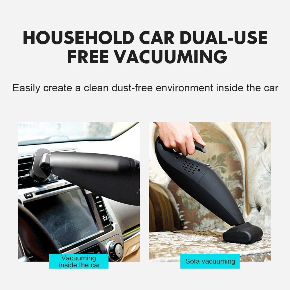 Small Handheld High Power Wireless Household Car Dual-use Vacuum Cleaner
