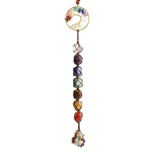 7 Chakra Stone Healing Crystal Tree of Life Decoration