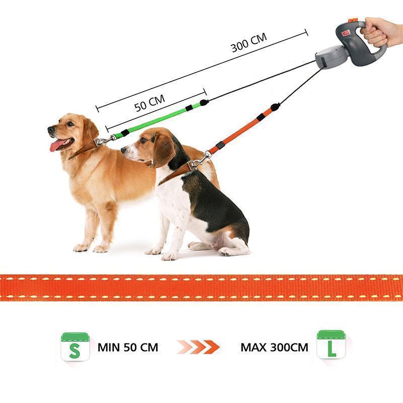 Dog Leash For Two Dogs