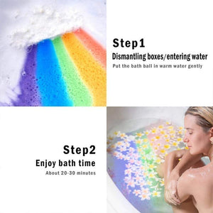 Rainbow Bath Bomb