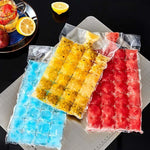Self-Sealing Ice Cube Shaped Bags