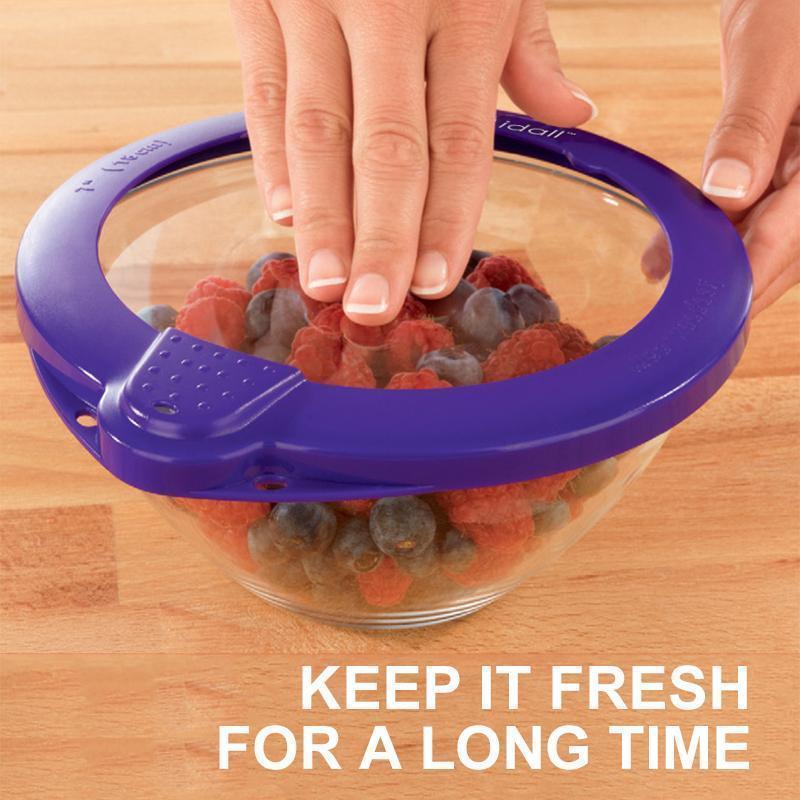 Reusable Fresh-keeping Silicone Lids - 5 pieces