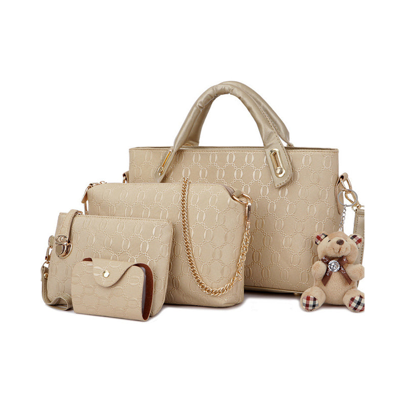 Handbag with Four-piece Set