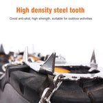 18 Teeth Stainless Steel Crampons Slip-resistant Shoes Cover