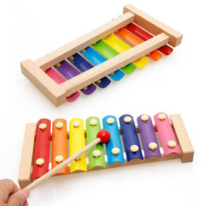 Wooden Octave Knocking Piano Baby Beat Xylophone