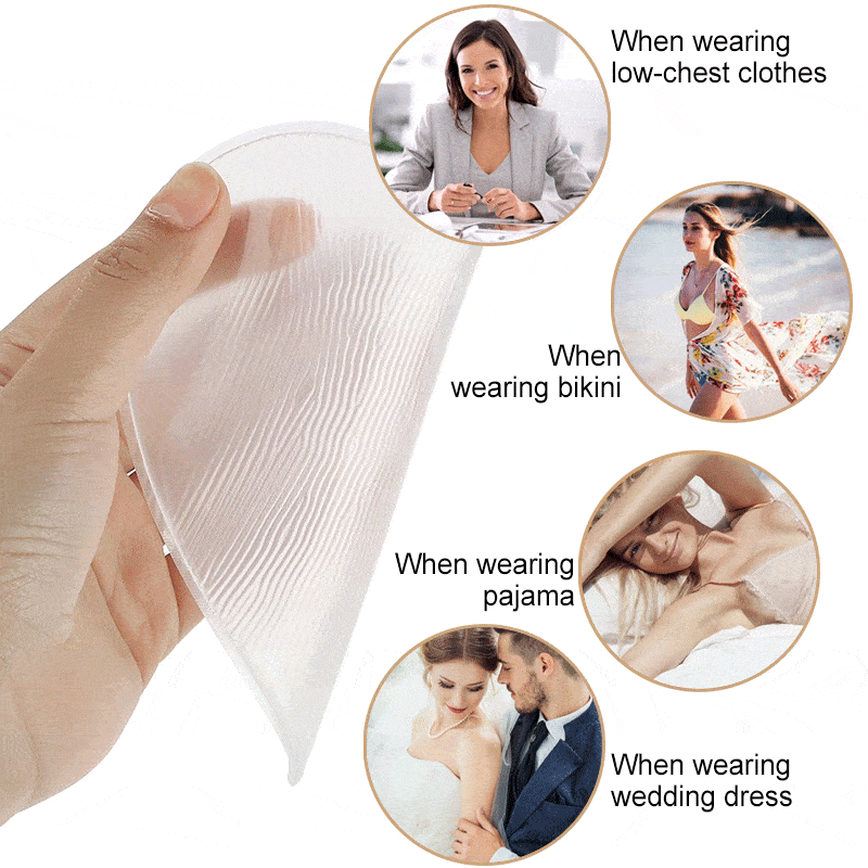 Anti Wrinkle-Reusable Silicone Care Chest Pad