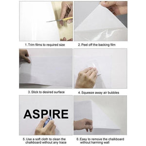 REUSABLE ROLL UP WHITE BOARD