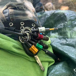 1/4" Hexagonal screwdriver head bracket hiking buckle