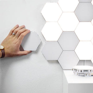 Hexagonal Wall Lamp Creative Geometry Assembly