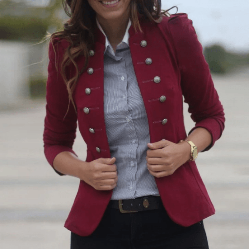 Women Warm Vintage Tailcoat Jacket Overcoat