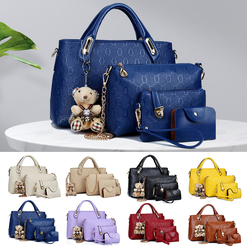 Handbag with Four-piece Set